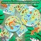 Baby Shower Animal World Map Paper Plates and Napkins - Serve 50 (Animal)